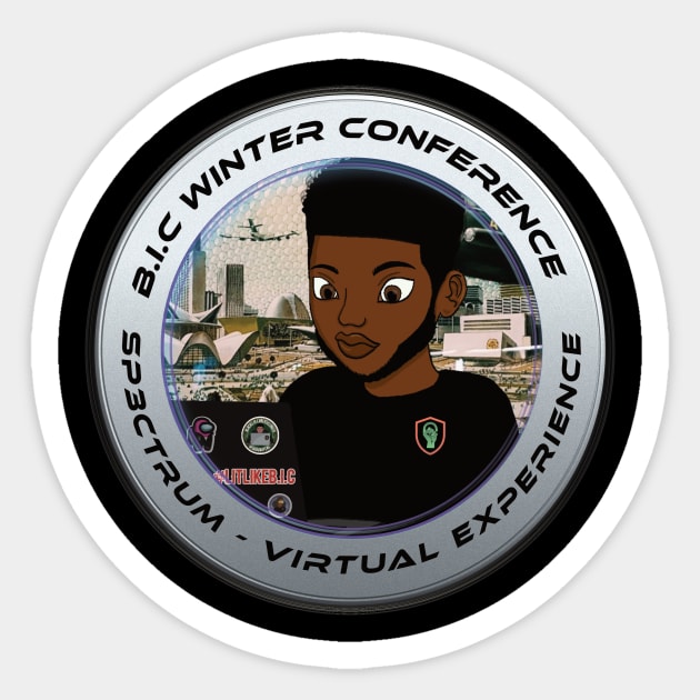 BIC Winter Conference - Boy Sticker by blacksincyberconference